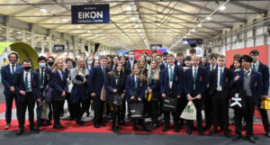 Year 13 students visiting the EIKON Centre for their UCAS convention