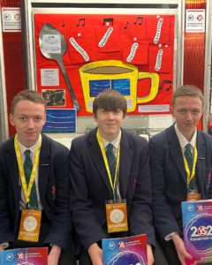 WCB students at BT Young Scientist Exhibition in Dublin 2023