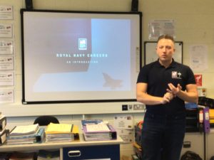 Royal Navy visit to WCB