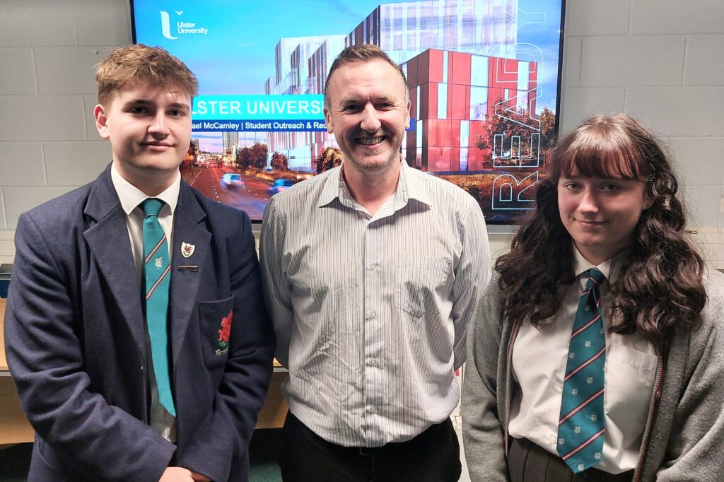 Ulster University visit to students