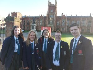 Year 14 pupils at the A-Level Sociology Conference at Queen's University Belfast