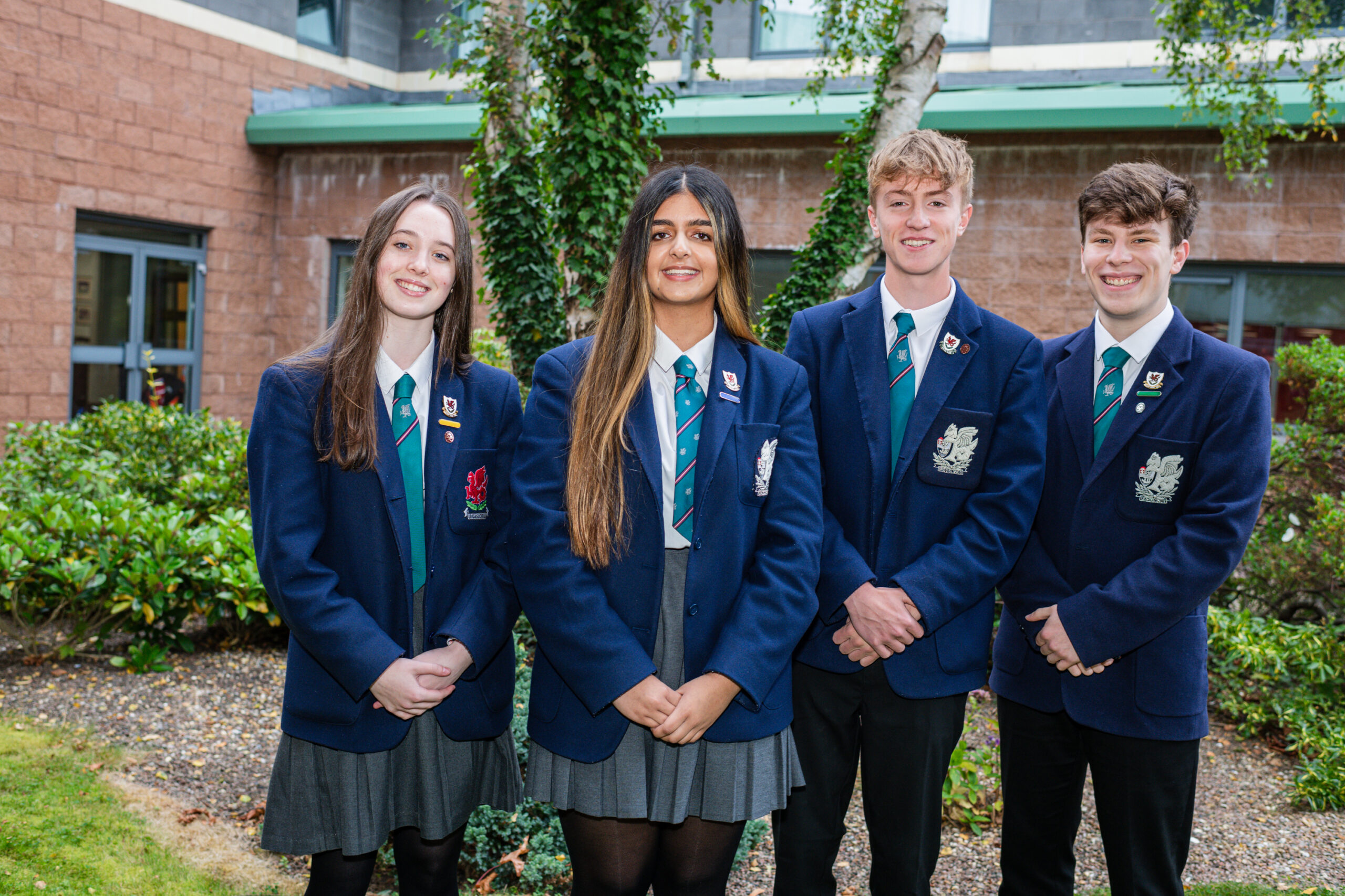 Sixth form leadership team 2024-25 showing head boy, head girl and their deputies