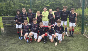 Year 8 football team players